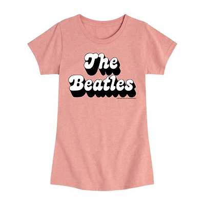Big Kid Girls Crew Neck Short Sleeve The Beatles T-Shirt