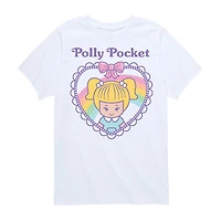 Locket Big Kid Girls Crew Neck Short Sleeve T-Shirt