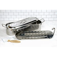 Design Imports Stainless Steel Fish Poacher