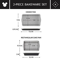 Farberware Disney Bake with Mickey Mouse 2-pc. Bakeware Set