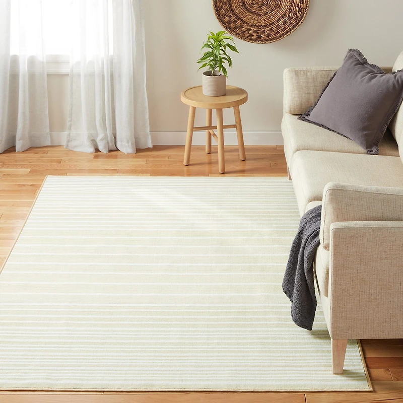 Town And Country Layne Stripe Washable Indoor Rectangular Area Rug