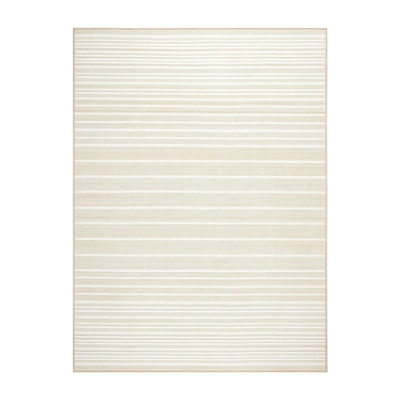 Town And Country Layne Stripe Washable Indoor Rectangular Area Rug