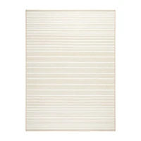 Town And Country Layne Stripe Washable Indoor Rectangular Area Rug
