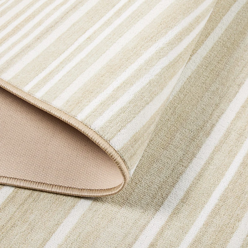 Town And Country Layne Stripe Washable Indoor Rectangular Area Rug