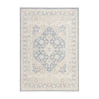 Town And Country Rein Medallion Washable Indoor Rectangular Area Rug