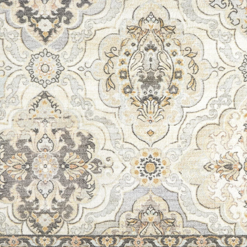 Town And Country Avani Floral Washable Indoor Rectangular Area Rug