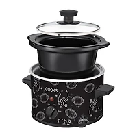 Cooks 1.5-Quart Football Print Slow Cooker