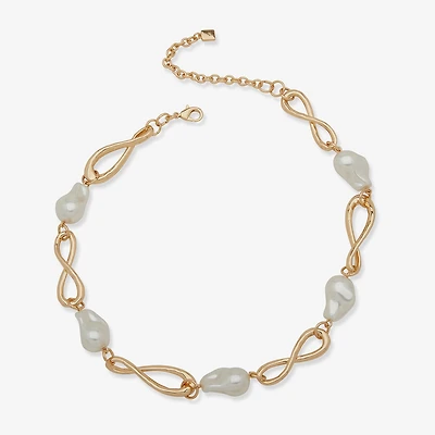 Worthington Gold Tone Womens 17 Inch Y Necklace