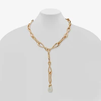 Worthington Gold Tone Womens 18 Inch Y Necklace