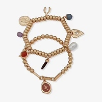 a.n.a Gold Tone Womens 2-pc. Bracelet Set