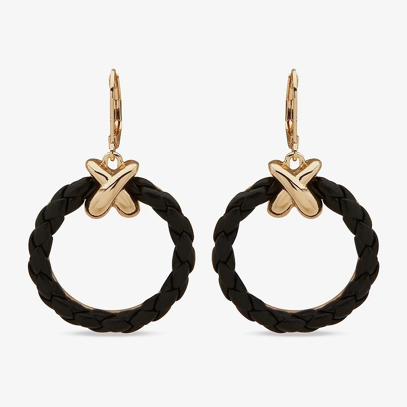 Worthington Gold Tone Womens Drop Earrings
