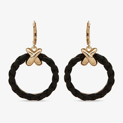 Worthington Gold Tone Womens Drop Earrings