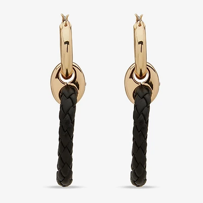 Worthington Gold Tone Womens 55.1mm Hoop Earrings