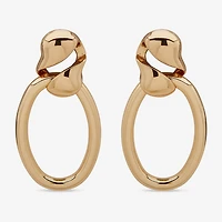 Worthington Gold Tone Womens Drop Earrings