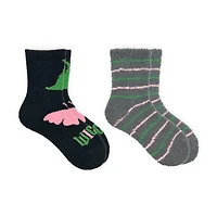 Wicked Cozy Womens 2 Pair Wicked Crew Socks