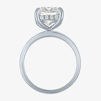 Bridal Addiction (E-F / Vs1-Vs2) Womens 4 1/7 Ct. T.W. Lab Grown White Diamond 14K Gold Rectangular Solitaire Engagement Ring