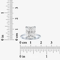 Bridal Addiction (E-F / Vs1-Vs2) Womens 4 1/7 Ct. T.W. Lab Grown White Diamond 14K Gold Rectangular Solitaire Engagement Ring