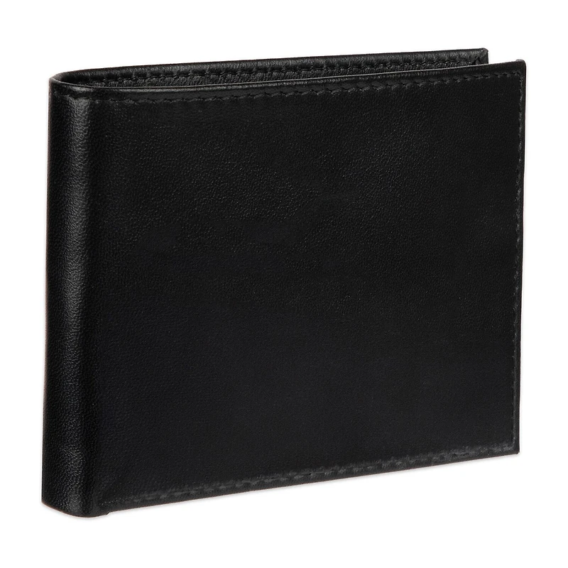 Stafford Mens Extra Capacity Personalized Rfid Blocking Bifold Wallet