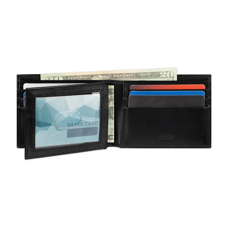 Stafford Mens Extra Capacity Personalized Rfid Blocking Bifold Wallet