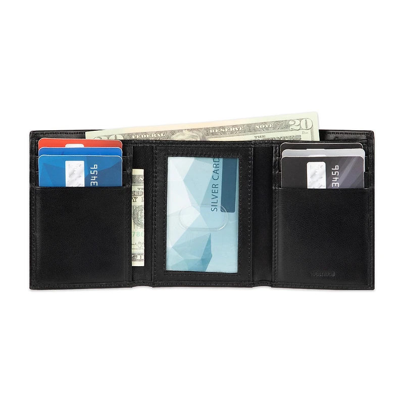 Stafford Mens Personalized Rfid Blocking Trifold Wallet