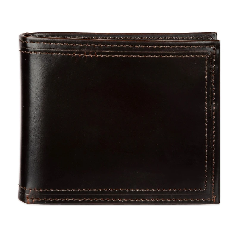 Stafford Distressed Mens Personalized Rfid Blocking Bifold Wallet