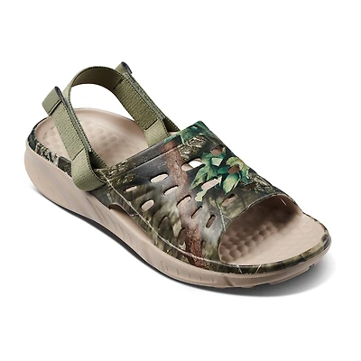 joybees® Womens Graphic Trekking Slide Sandals