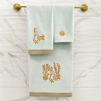 Linum Home Textiles Aaron 2-pc. Embellished Fingertip Towel