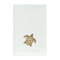 Linum Home Textiles Tortuga 2-pc. Embellished Fingertip Towel