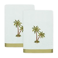 Linum Home Textiles Palmera 2-pc. Embellished Bath Towel