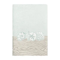 Linum Home Textiles Shell Row 2-pc. Embellished Hand Towel