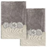 Linum Home Textiles Shell Row 2-pc. Embellished Hand Towel