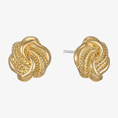 Monet Jewelry 20mm Knot Stud Earrings