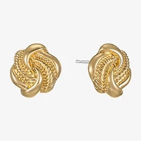 Monet Jewelry 20mm Knot Stud Earrings