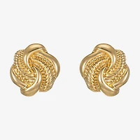 Monet Jewelry 20mm Knot Stud Earrings