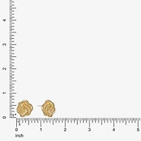 Monet Jewelry 20mm Knot Stud Earrings