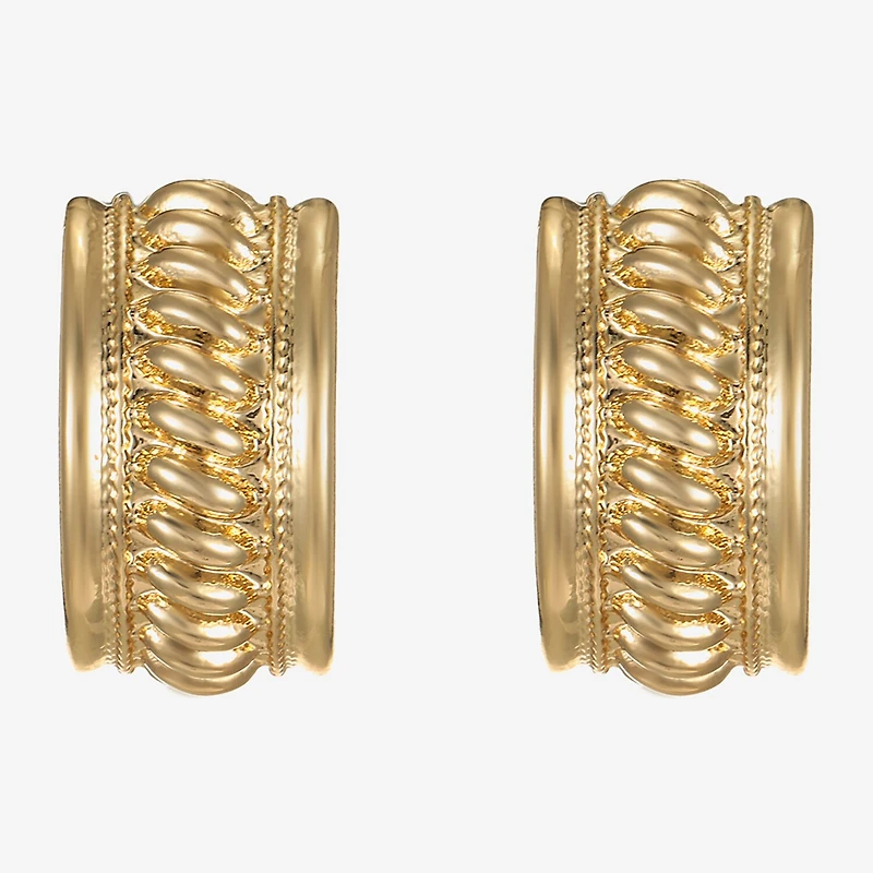 Monet Jewelry Rope Twist 23mm Stud Earrings