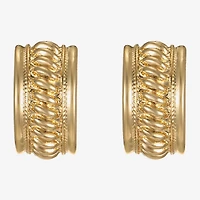 Monet Jewelry Rope Twist 23mm Stud Earrings