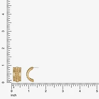 Monet Jewelry Rope Twist 23mm Stud Earrings