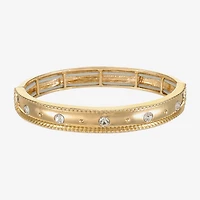 Liz Claiborne Stretch Womens Glass Bangle Bracelet
