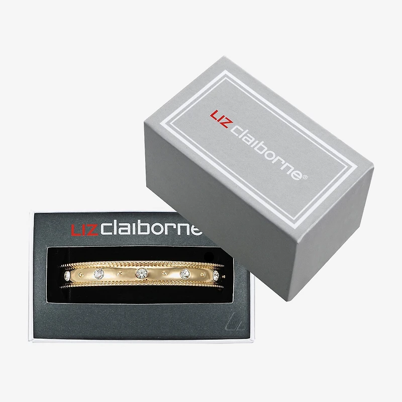 Liz Claiborne Stretch Womens Glass Bangle Bracelet