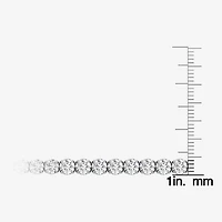 (F / Si2) Womens 13 Ct. T.W. Lab Grown White Diamond 14K Gold 8 Inch Tennis Bracelet