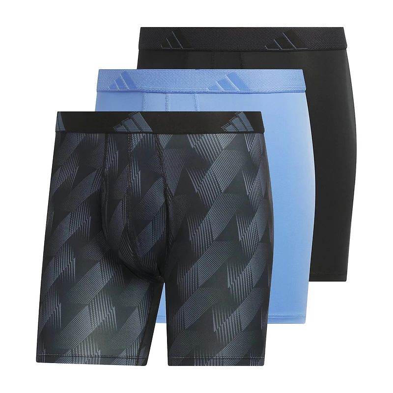 adidas Performance Microfiber Mens 3 Pack Boxer Briefs 5158584