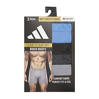 adidas Luxe Comfort Mens 3 Pack Boxer Briefs 5159307