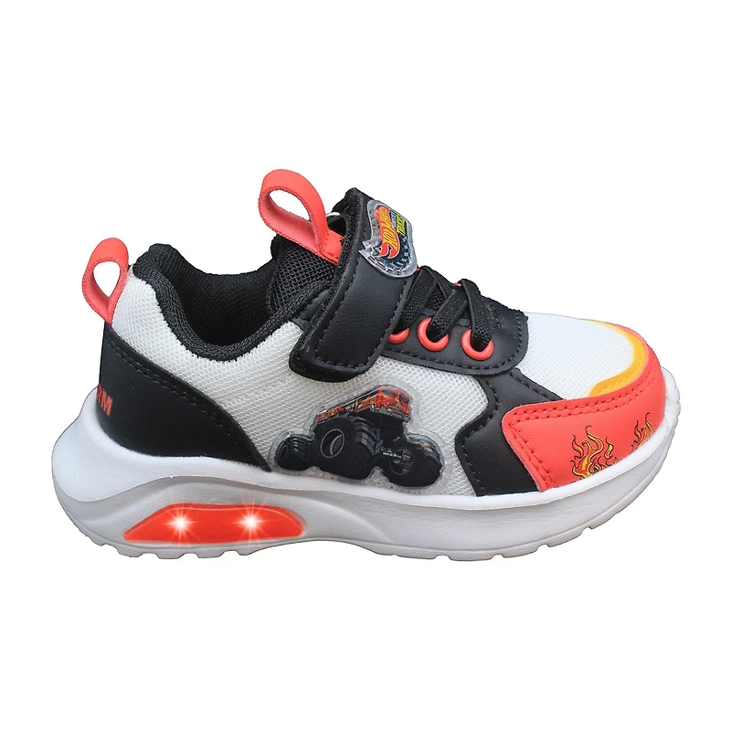 Hot Wheels Monster Trucks Toddler Boys' Light-Up 9 Boys Sneakers