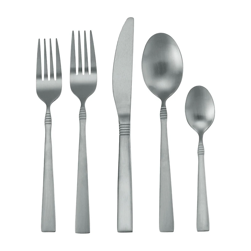 MegaChef Cravat 20-pc. 18/10 Stainless Steel Flatware Set