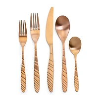 MegaChef La Vague 20-pc. 18/10 Stainless Steel Flatware Set