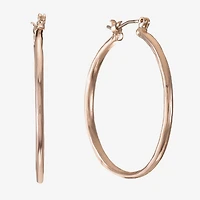 Liz Claiborne Womens 33mm Hypoallergenic Hoop Earrings