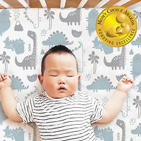 The Peanutshell Dinosaur 4-pc. Crib Sheet