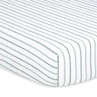 The Peanutshell Gray Elephant 4-pc. Crib Sheet