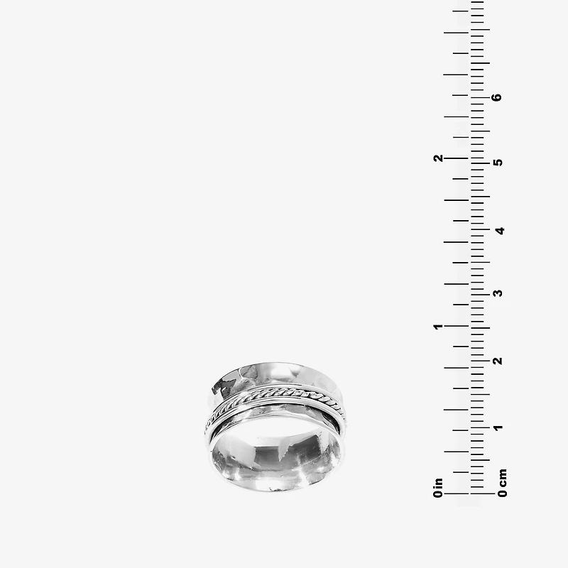 Womens Sterling Silver Band